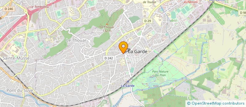 localisation de l'entreprise LE VERMICELLIER à LA GARDE