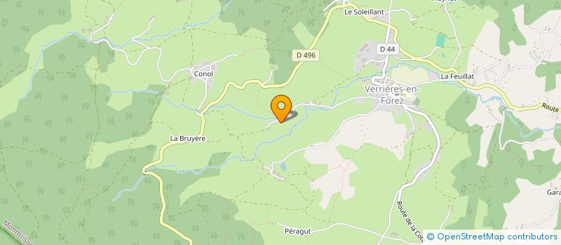 localisation de l'entreprise LE VERNAY  VERRIERES-EN-FOREZ