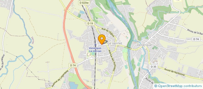 localisation de l'entreprise LE VERNET SPORTS BOULES à VERNET
