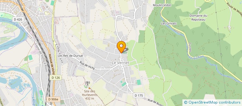 localisation de l'entreprise LE VERNET SPORTS ET NATURE à LE VERNET