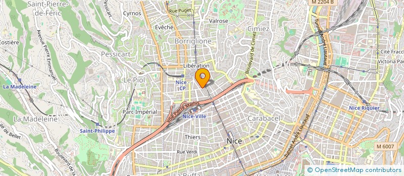 localisation de l'entreprise LE VERNIER à NICE