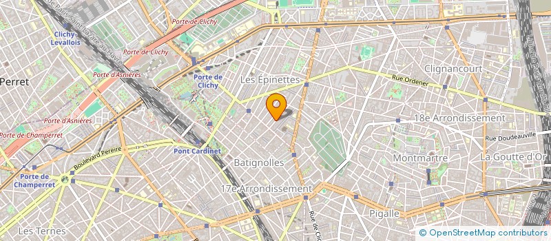localisation de l'entreprise LE VERRE A PIED  PARIS