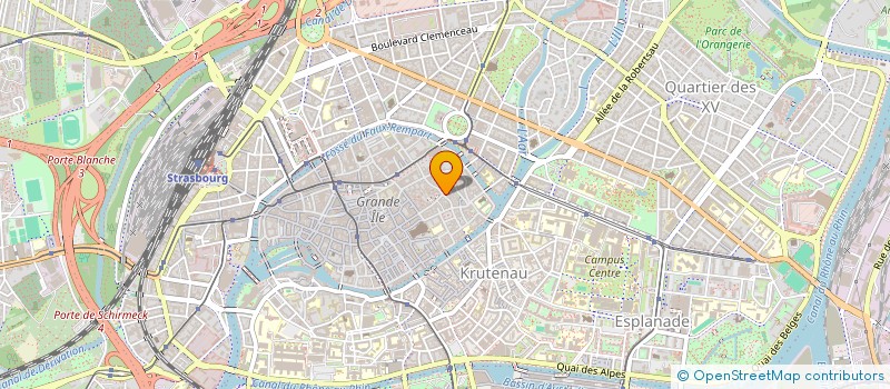 localisation de l'entreprise LE VERRE DE TERRE à STRASBOURG