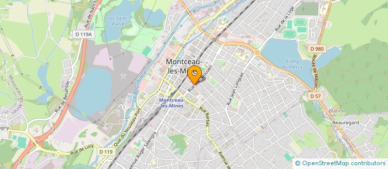 localisation de l'entreprise LE VERRE GRAVE à MONTCEAU-LES-MINES
