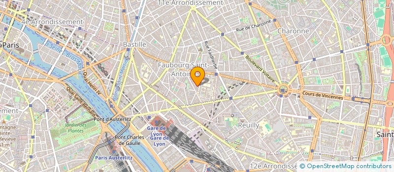 localisation de l'entreprise LE VERRE LUISANT  PARIS