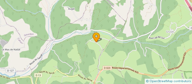 localisation de l'entreprise LE VERT  MECHMONT