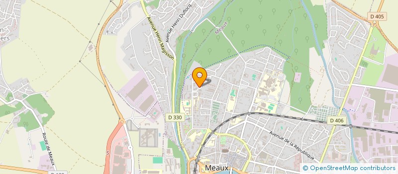 localisation de l'entreprise LE VERT A MOITIE PLEIN à MEAUX