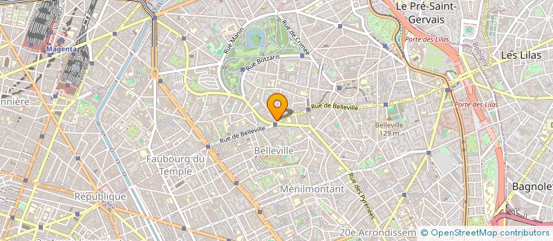 localisation de l'entreprise LE VERT CHEMIN  PARIS