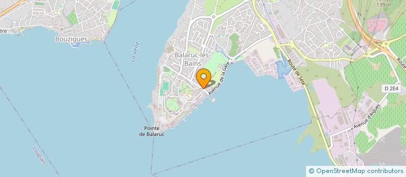 localisation de l'entreprise LE VERT GALANT  BALARUC-LES-BAINS