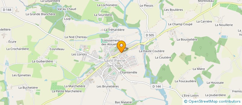 localisation de l'entreprise LE VERT LOGIS  SAINT-PIERRE-DES-NIDS