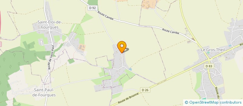 localisation de l'entreprise LE VERTBOIS FAMILY  SAINT-ELOI-DE-FOURQUES