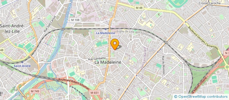 localisation de l'entreprise LE VERTIGO EVENT' S à LA MADELEINE