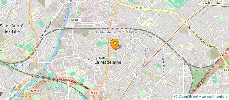localisation de l'entreprise LE VERTIGO MEDIA SARL à LA MADELEINE