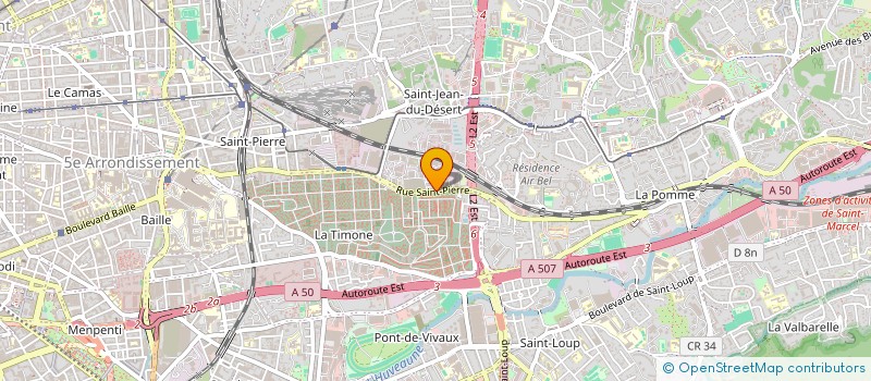 localisation de l'entreprise LE VERY TABLE à MARSEILLE