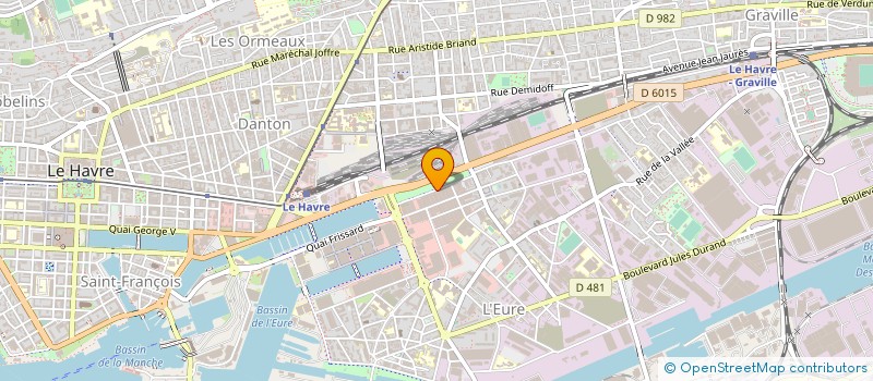 localisation de l'entreprise LE VESSO à LE HAVRE