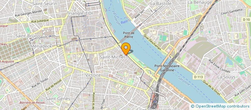 localisation de l'entreprise LE VESTIAIRE à BORDEAUX