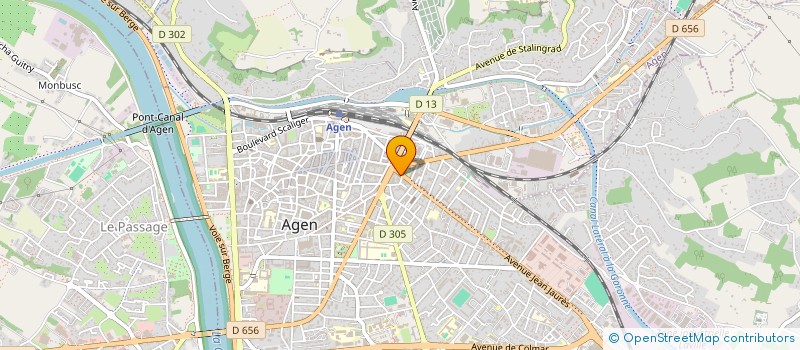 localisation de l'entreprise LE VESTIAIRE AGEN  AGEN