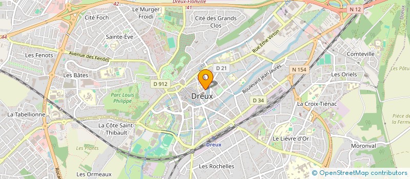 localisation de l'entreprise LE VESTIAIRE CHIC & CHOC à DREUX