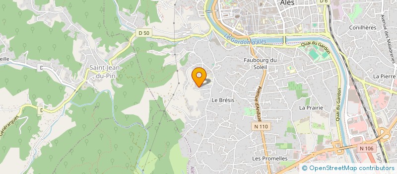 localisation de l'entreprise LE-VESTIAIRE.COM à ALES