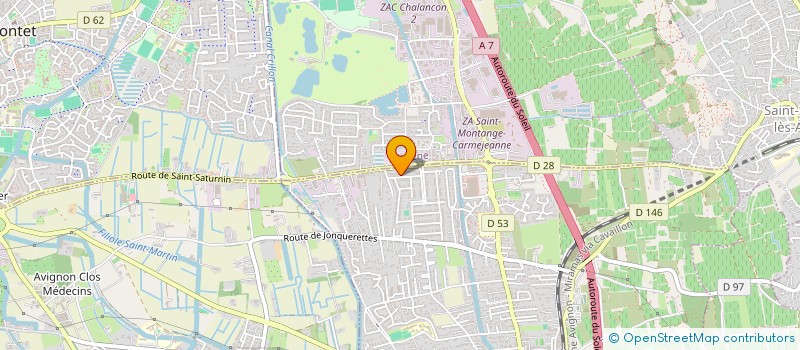 localisation de l'entreprise LE VESTIAIRE DE JULES  MORIERES-LES-AVIGNON