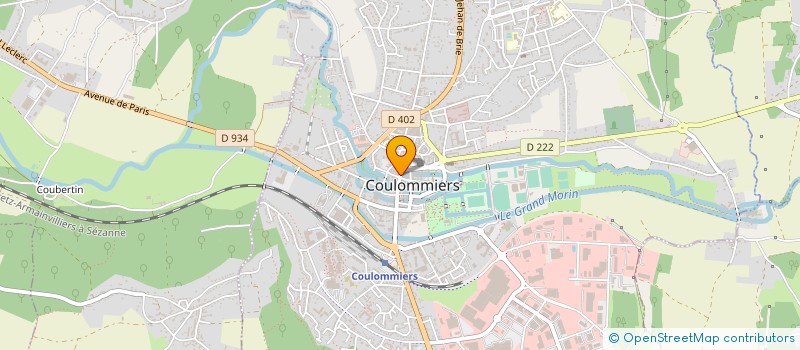 localisation de l'entreprise LE VESTIAIRE DES COPINES CONCEPT STORE à COULOMMIERS