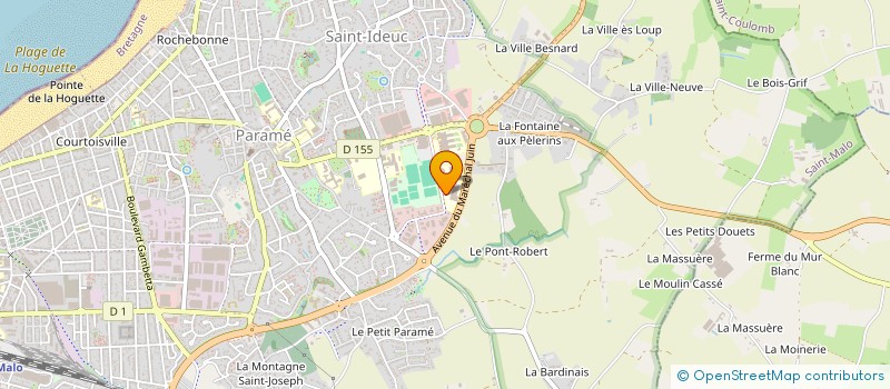 localisation de l'entreprise LE VESTIAIRE DESILLES 34  SAINT-MALO