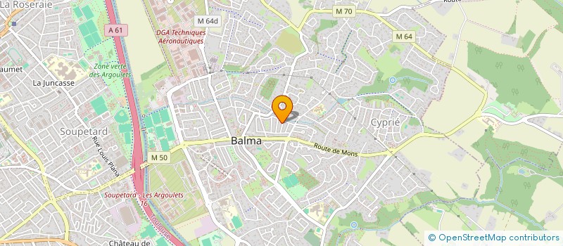 localisation de l'entreprise LE VESTIAIRE PRO  BALMA