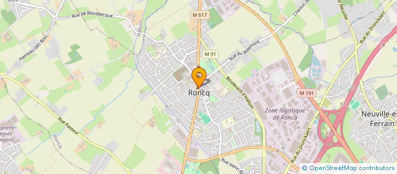 localisation de l'entreprise LE VESTIBULE  RONCQ