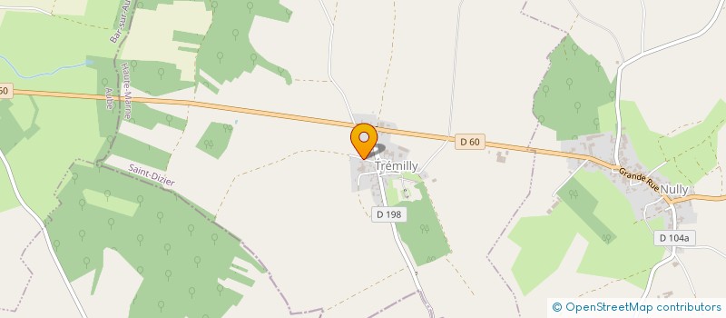 localisation de l'entreprise LE VESUVE à TREMILLY