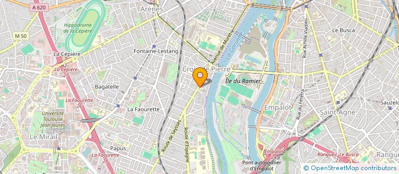localisation de l'entreprise LE VESUVIO  TOULOUSE