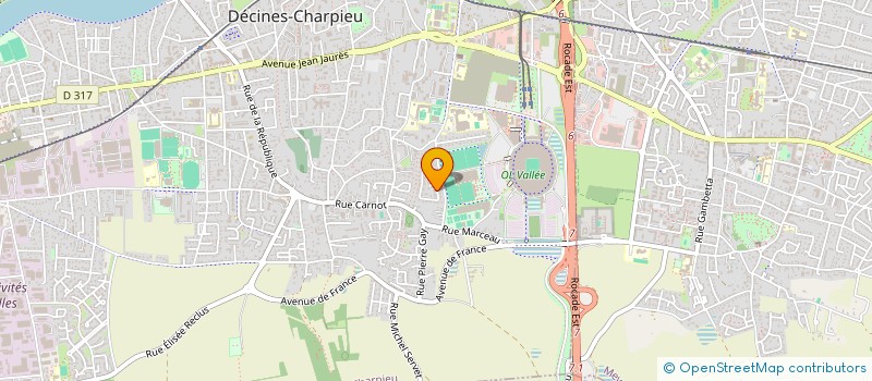 localisation de l'entreprise LE VIADUC  DECINES-CHARPIEU