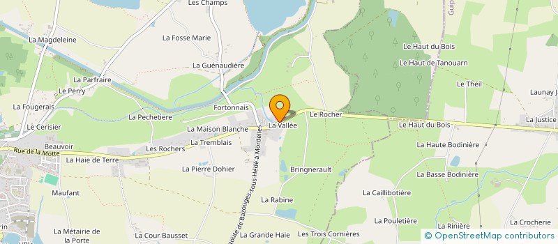 localisation de l'entreprise LE VICOMTE DE LISIEUX  LANGOUET