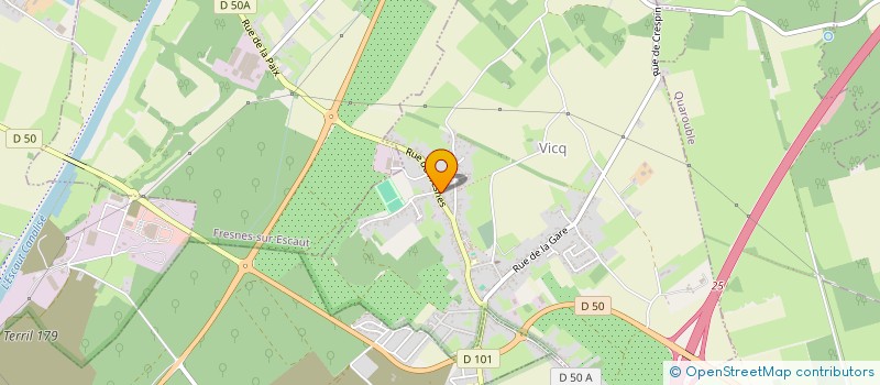 localisation de l'entreprise LE VICQTORIEUX  VICQ