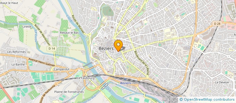 localisation de l'entreprise LE VICTOR  BEZIERS