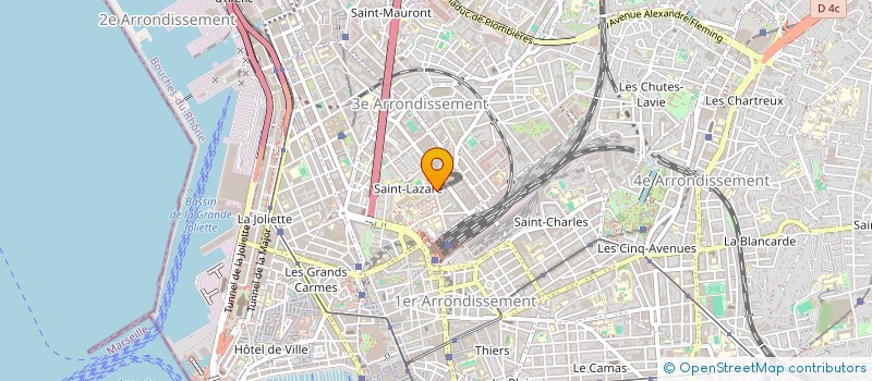 localisation de l'entreprise LE VICTOR HUGO à MARSEILLE