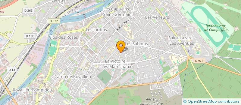 localisation de l'entreprise LE VICTORIA à COMPIEGNE