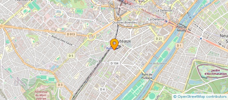 localisation de l'entreprise LE VICTORIA à PUTEAUX