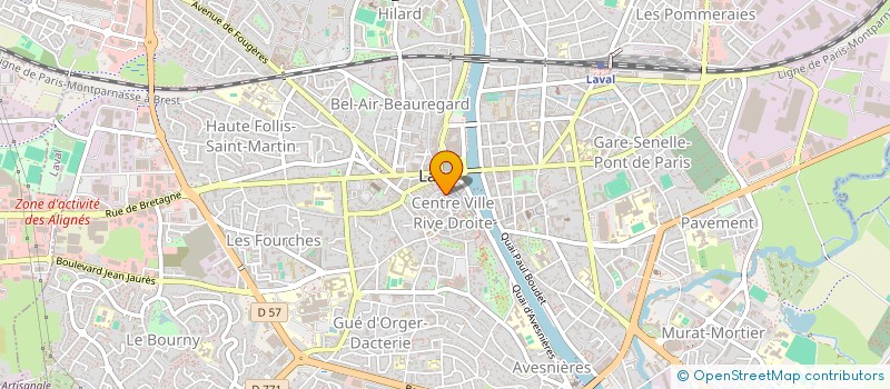 localisation de l'entreprise LE VICTORIA à LAVAL