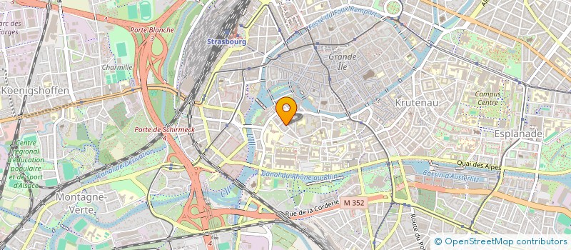 localisation de l'entreprise LE VICTORIA à STRASBOURG