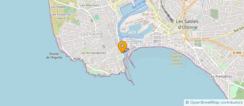 localisation de l'entreprise LE VICTORIA1 à LES SABLES D'OLONNE