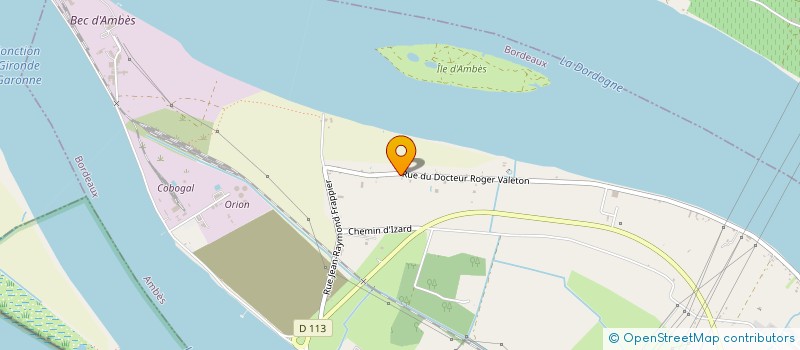 localisation de l'entreprise LE VICTORIEN  AMBES