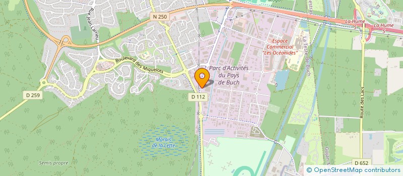 localisation de l'entreprise LE VIDE GRENIER DU BASSIN à LA TESTE-DE-BUCH