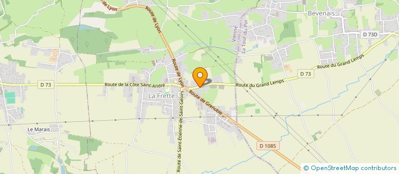 localisation de l'entreprise LE VIDEAU  LA FRETTE