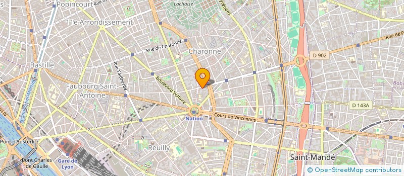 localisation de l'entreprise LE VIDEOBUS  FEINS