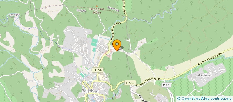 localisation de l'entreprise LE VIDEOGRAPHE à BARJOLS