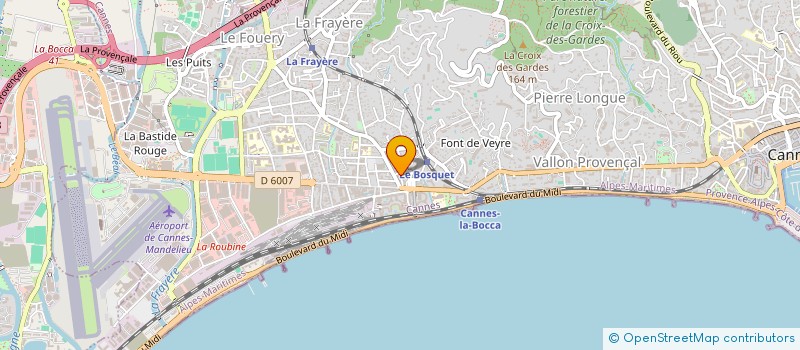 localisation de l'entreprise LE VIEIL ABREUVOIR à CANNES