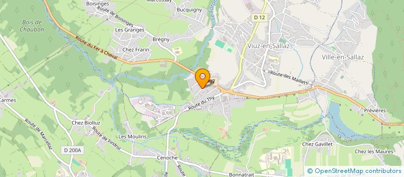 localisation de l'entreprise LE VIEIL ATELIER  VIUZ-EN-SALLAZ