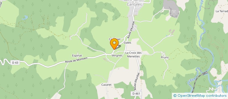 localisation de l'entreprise LE VIEIL ATELIER à MONTVERT