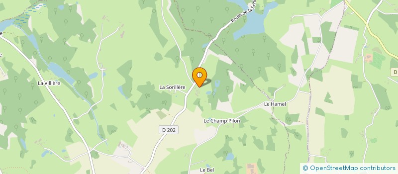 localisation de l'entreprise LE VIEIL ETRE à JOUE-DU-BOIS