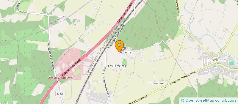 localisation de l'entreprise LE VIEIL OLIVIER à ALLAN